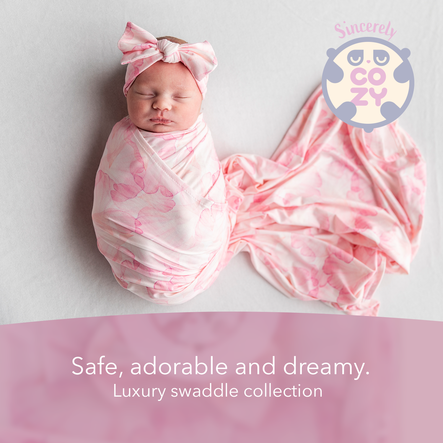 Rose Petal swaddle